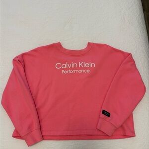 Calvin Klein Performance Stacked Logo Crewneck Sweatshirt
